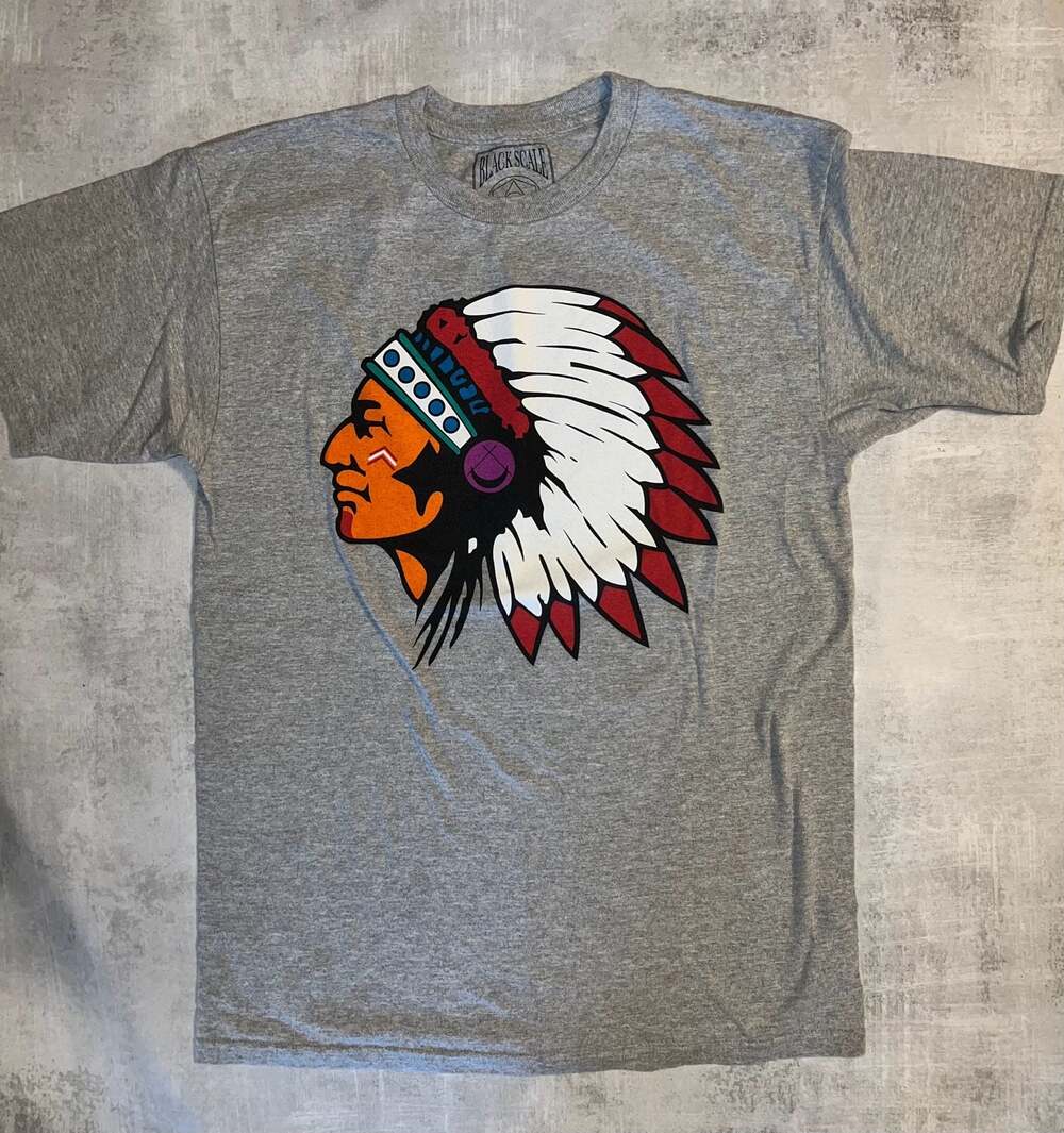 Black Scale Chief Graphic T-Shirt Gray